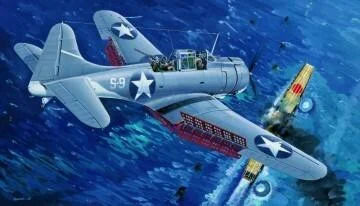 1/32 Trumpeter SBD3 Dauntless Midway US Navy Aircraft