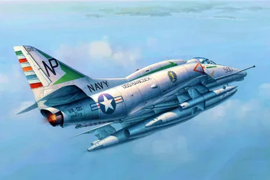 1/32 Trumpeter A4E Skyhawk Attack Aircraft