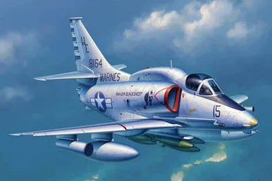 1/32 Trumpeter A4M Skyhawk Carrier Launched Ground Attack Aircraft