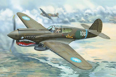 1/32 Trumpeter P40E Kittyhawk Aircraft