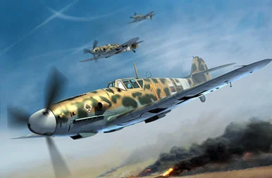 1/32 Trumpeter Messerschmitt Bf109G2/Trop German Fighter