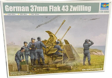1/35 Trumpeter German 37mm Flak 43 Zwilling Gun
