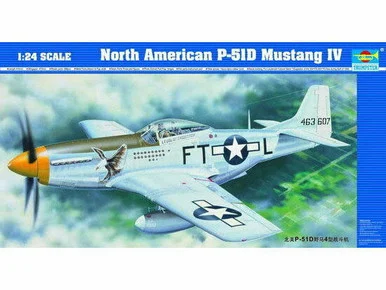 1/24 Trumpeter North American P-51D Mustang Plastic Model Kit