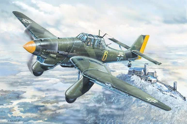 1/24 Trumpeter Junkers Ju87A Stuka German Dive Bomber