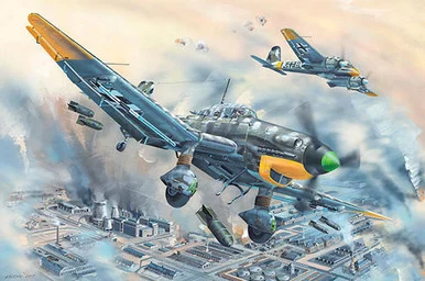 1/24 Trumpeter Junkers Ju87D5 Stuka German Dive Bomber