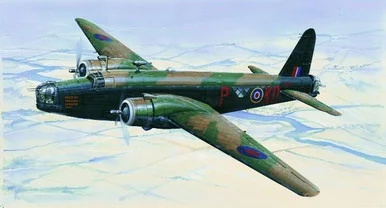 1/48 Trumpeter Vickers Wellington Mk III British Bomber