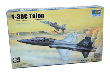1/48 Trumpeter USAF T38C Talon Jet Trainer Plastic Model Kit