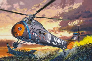 1/48 Trumpeter H34 US Navy Rescue Helicopter (Formerly Gallery Models)