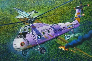 1/48 Trumpeter HH34J USAF Combat Rescue Helicopter (Formerly Gallery Models)
