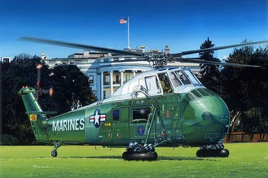 1/48 Trumpeter VH34D Marine One Helicopter (Formerly Gallery Models)