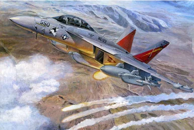 1/32 Trumpeter EA18G Growler Electronic Warfare Aircraft