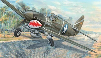 1/32 Trumpeter P40F Warhawk Aircraft