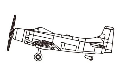 1/700 Trumpeter A-1 Skyraider Pack