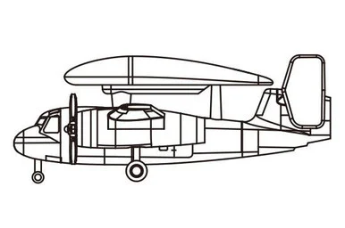1/700 Trumpeter E-1B Tracer Pack