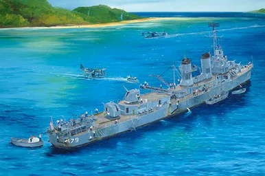 1/200 Trumpeter USS Stevens DD-479 Fletcher Class Destroyer Plastic Model Kit