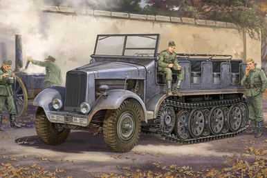 1/35 Trumpeter German Sd.Kfz.6 Halbkettenzugmaschine Pionierausfu