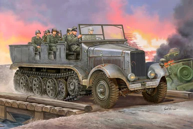 1/35 Trumpeter German Sd.Kfz.6 Halbkettenzugmaschine Artillerieaus