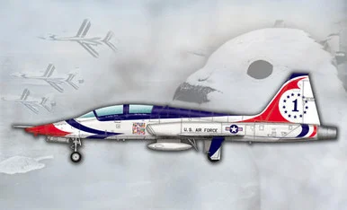 1/48 Trumpeter USAF T38A Talon Thunderbird Jet Trainer