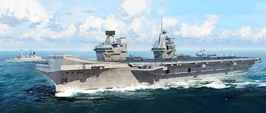 1/700 Trumpeter HMS Queen Elizabeth Aircraft Carrier Plastic Model Kit
