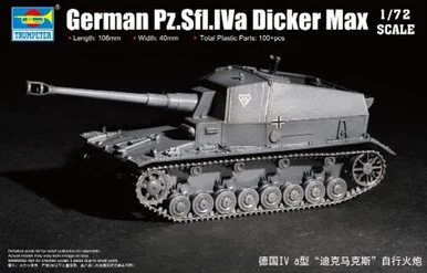 Trumpeter 7108: 1/72 German PzSf Iva Dicker Max Tank