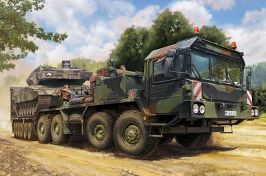 1/72 Trumpeter Slt-56 Tractor with 56t Semi Trailer