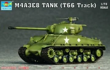 1/72 Trumpeter M4A3E8 (Easy Eight) Tank w/T66 Tracks