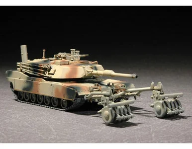 1/72 Trumpeter M1A1 with Mine Roller Set