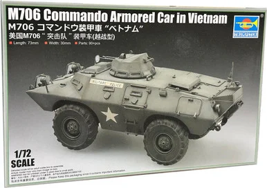 1/72 Trumpeter M706 Commando Armored Car in Vietnam