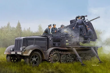 1/35 Trumpeter German 5cm FLAK 41auf Selbstfahrlafette (Sd.Kfz.7/2)