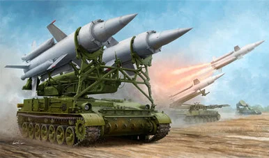 1/35 Trumpeter Soviet 2K11A TEL w/9M8M Missile Krug-A (SA4 Ganef)