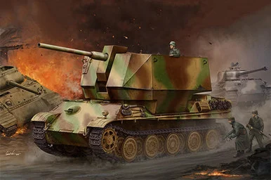 1/35 Trumpeter Flakpanther Tank w/8.8cm Flak 36/37 Gun