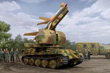 1/35 Trumpeter German Flakpanzer Tank w/8.8cm Flakrakete Rheintochter I Missile Launcher