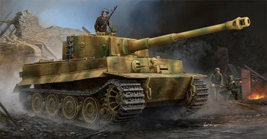 1/35 Trumpeter PzKpfw VI Ausf E SdKfz 181 Tiger I Tank Late Production w/Zimmerit