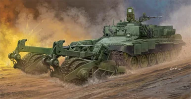 1/35 Trumpeter Russian BMR3 Armored Mine Clearing Vehicle