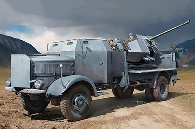 1/35 Trumpeter L4500A Military Truck w/3.7cm Flak 37 Gun