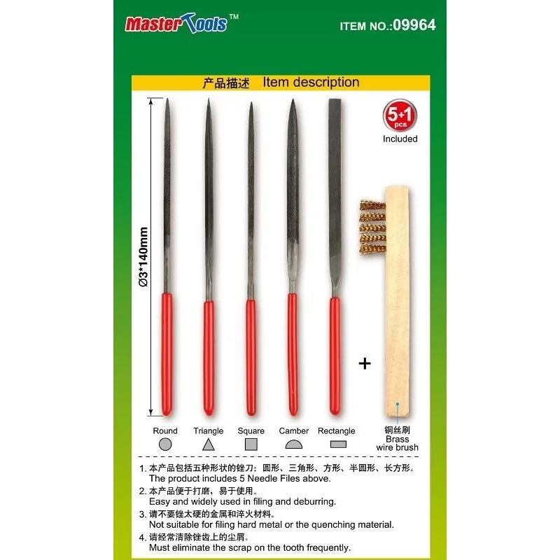 Assorted Needle File Set - φ3x140mm