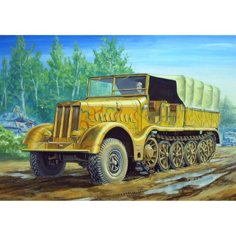 Famo sd.kfz.9 / 18 ton halftrack Model kit - Trumpeter