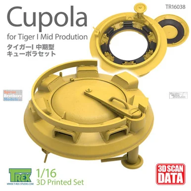 TRXTR16038 1:16 TRex Cupola for Tiger I Mid Production - T-Rex Studio