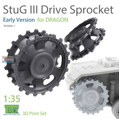 TRXTR35007-1 1:35 TRex - Stug.III Sprocket Early Version (DRA kit)