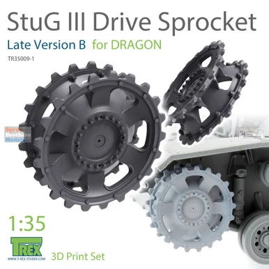TRXTR35009-1 1:35 TRex - Stug.III Sprocket Late Version B (DRA kit)