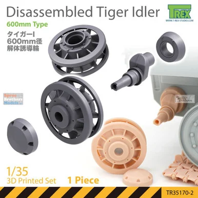 TRXTR35170-2 1:35 TRex - Tiger I Disassembled Idler 600mm Type