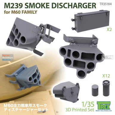 TRXTR35184 1:35 TRex - M239 Smoke Discharger Set for M60 Family