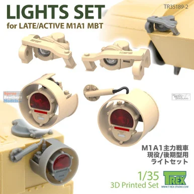 TRXTR35189-2 1:35 TRex - Light Set for Late/Active M1A1