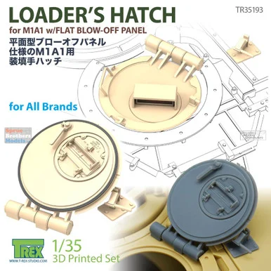 TRXTR35193 1:35 TRex - Loader's Hatch for M1A1 with Flat Blow Off Panel