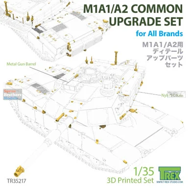 TRXTR35217 1:35 TRex - M1A1 M1A2 Common Upgrade Set