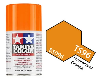 Tamiya 85096 TS-96 Fluorescent Orange Spray Lacquer 100ml