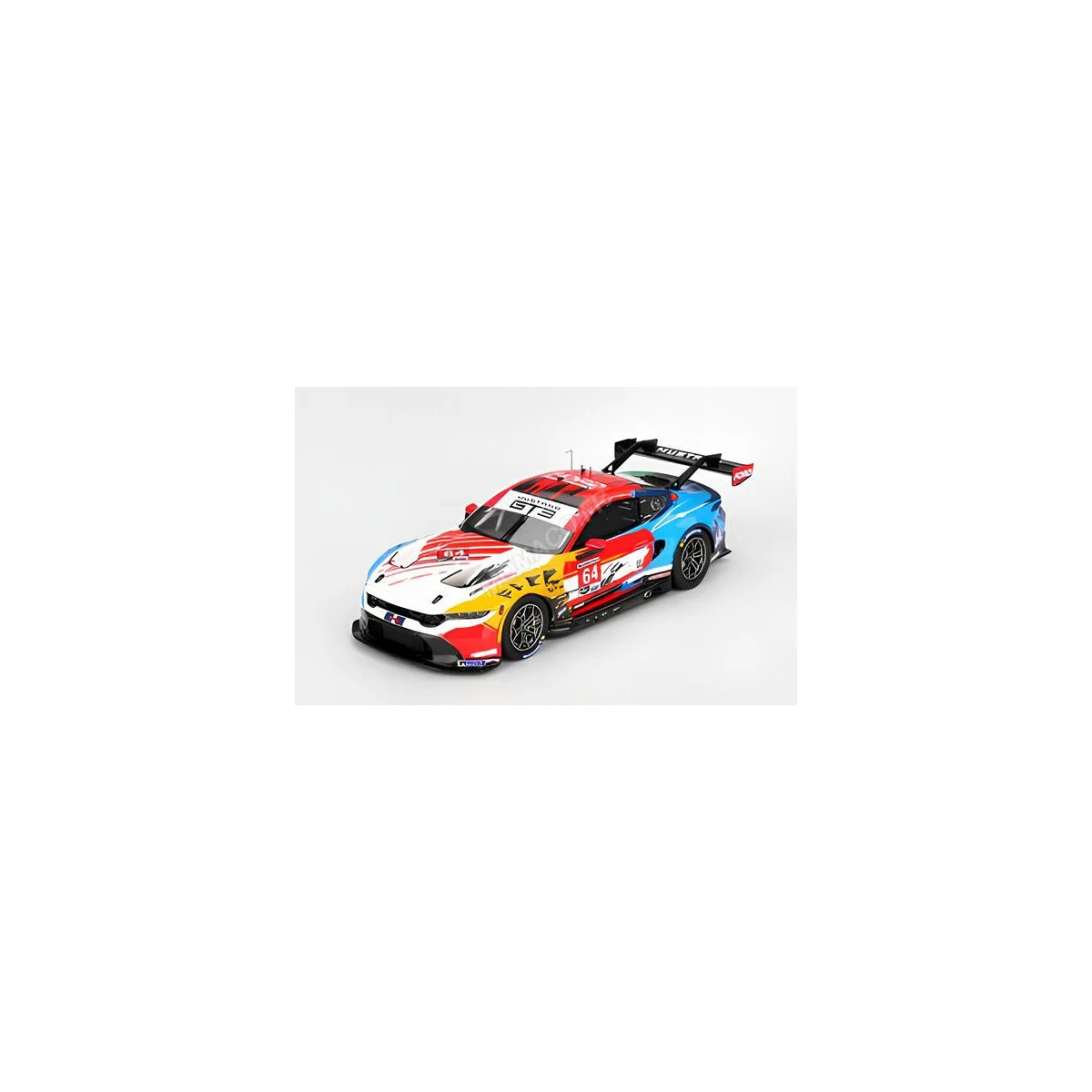 Ford mustang gt3 64 ford multimatic motorsports laguna seca 2024 Die cast - TSM MODEL
