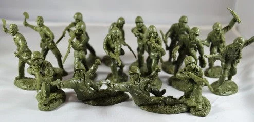 World War II US Marines 1/32 (54 mm) Scale Plastic Figures - TSSD