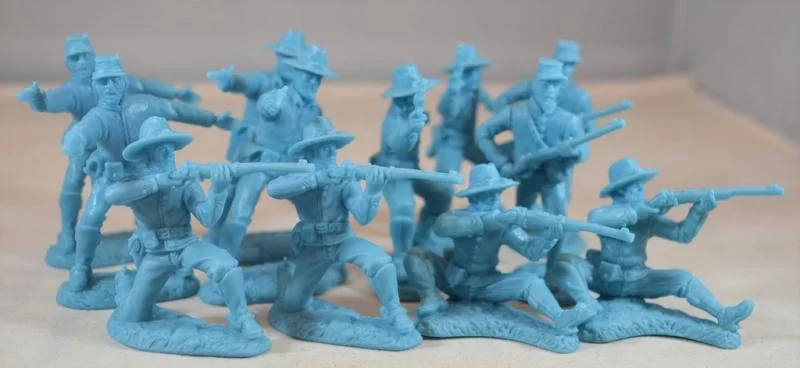 Toy Soldiers of San Diego (TSSD) Indian Wars Dismounted U.S. Cavalry 54 mm / 1:32 Scale Plastic Figures