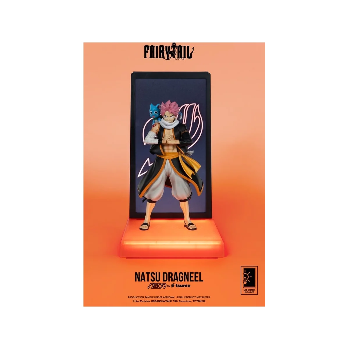 FAIRY TAIL - Natsu Dragneel - Neon by Tsume Figure 25cm Figurine